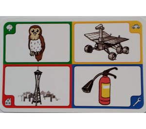 LEGO Creationary Game Card with Owl