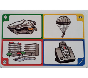 LEGO Creationary Game Card with Oyster