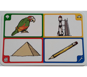 LEGO Creationary Game Card with Parrot