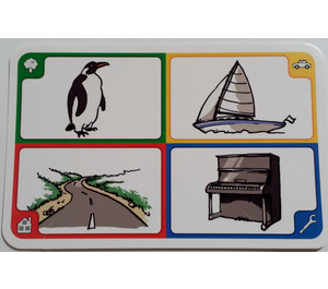 LEGO Creationary Game Card with Penguin