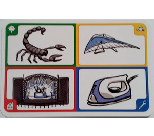 LEGO Creationary Game Card with Scorpion