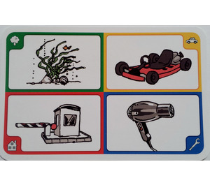 LEGO Creationary Game Card with Seaweed