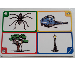 LEGO Creationary Game Card with Spider