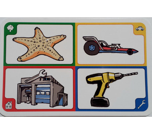 LEGO Creationary Game Card with Starfish