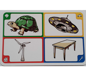 LEGO Creationary Game Card with Turtle