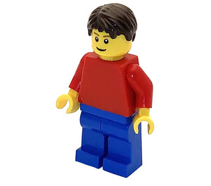 LEGO Creationary Man with Red Torso Minifigure