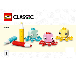 LEGO Creative Colour Fun 11032 Instructions
