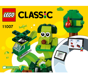 LEGO Creative Green Bricks Set 11007 Instructions