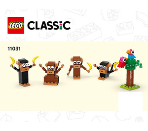 LEGO Creative Monkey Fun 11031 Istruzioni