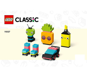 LEGO Creative Neon Fun Set 11027 Instructions