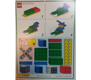 LEGO Creator Board Game Model Card - Set 3 Flying Boat (Green Border)