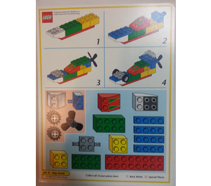 LEGO Creator Board Game Model Card - Set 4 Big Boat (Yellow Border)