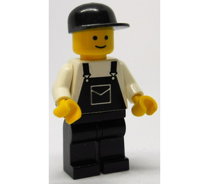 LEGO Creator Board Male, Black Overalls Minifigure