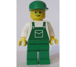 LEGO Creator Board Male, Green Overalls Minifigure
