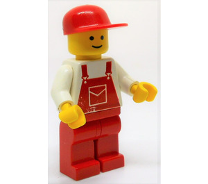 LEGO Creator Board Male, Red Overalls Minifigure