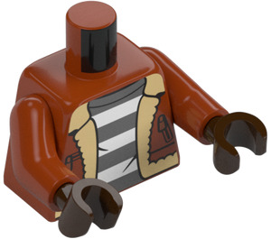 LEGO Criminal (60371) Minifig Torso (973 / 76382)