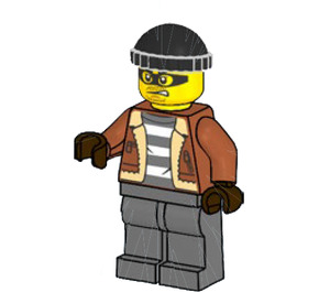 LEGO Criminal (60371) Minifigure