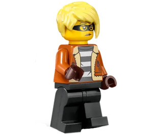 LEGO Criminal Biker with Helmet Minifigure