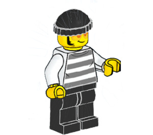 LEGO Criminal, Male (60392) minifiguur