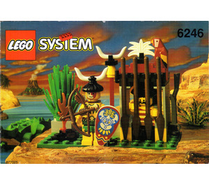 LEGO Crocodile Cage Set 6246 Instructions