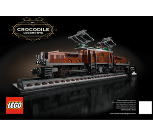 LEGO Crocodile Locomotive 10277 Instrukce