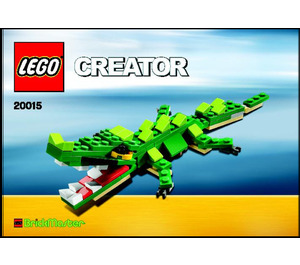 LEGO Krokodil 20015 Instructions