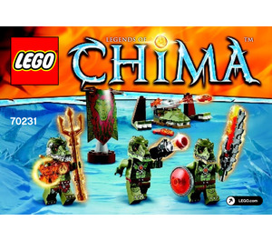 LEGO Crocodile Tribe Pack Set 70231 Instructions