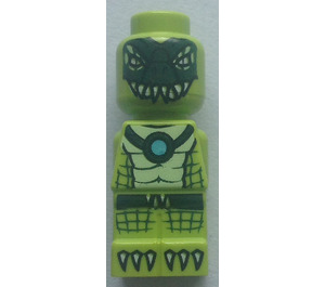 LEGO Krokodil Warrior Microfigure