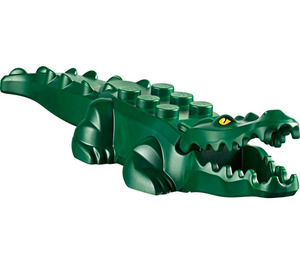 LEGO Crocodile with White Eye Glints