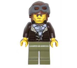 LEGO Skurk med Hjelm Minifigur