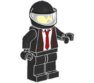 LEGO Crook with Tuxedo and Helmet Minifigure
