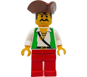 LEGO Traverser Bone Clipper Buccaneer avec Green vest Figurine