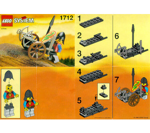LEGO Crossbow Cart Set 1712-1 Instructions