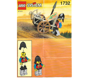 LEGO Crossbow Cart Set 1732 Instructions