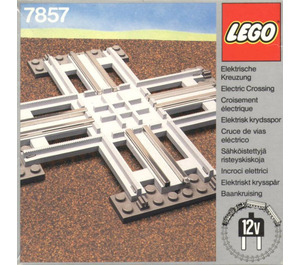 LEGO Crossing, Electric Rails Grey 12V 7857