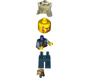 LEGO Crown King without Cape Minifigure
