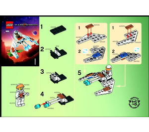 LEGO Crystal Hawk Set 5619 Instructions