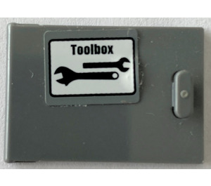 LEGO Cupboard 2 x 3 x 2 Door with Toolbox Sticker (4533)