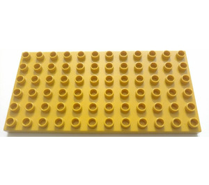 LEGO Curry Duplo Plate 6 x 12 (4196 / 18921)