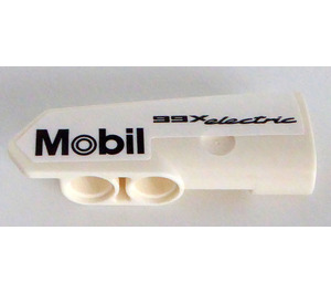 LEGO Curved Panel 21 Right with 'Mobil' and '99x electric' Sticker (11946)