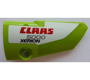 LEGO Curved Panel 4 Right with 'CLAAS 5000 XERION' Sticker (64391)