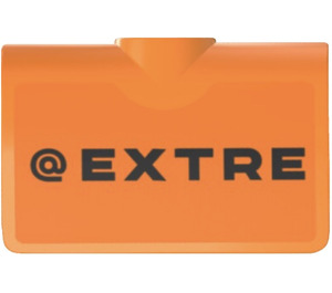 LEGO Curvel Paneel 2 x 3 met ‘@EXTRE’ Sticker (71682)