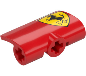 LEGO Curvel Panneau 2 x 3 avec Ferrari La gauche (71682 / 78701)