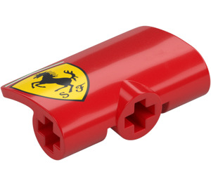 LEGO Curvel Panel 2 x 3 med Ferrari Højre (71682 / 78702)