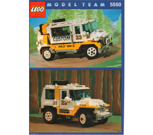 LEGO Custom Rally Van Set 5550 Instructions