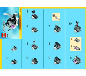 LEGO Cute Kitten  Set 30188 Instructions