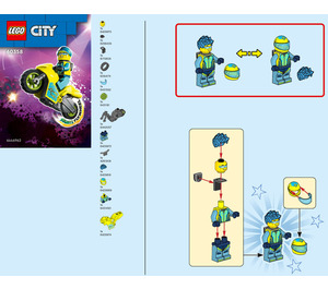 LEGO Cyber Stunt Bike Set 60358 Instructions