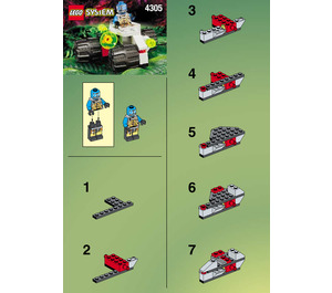 LEGO Cyborg Scout Set 4305 Instructions