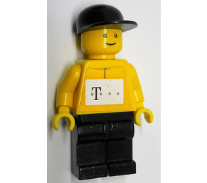 LEGO Cyclist Telekom racing team with sticker on front and back Minifigure