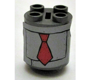 LEGO Cylinder 2 x 2 x 2 Robot Body with Robot Body Sticker (Undetermined)